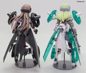 Frame Arms Girl Wilber Nine Beryl Armor Custom - 프레임암즈걸 윌버 나인과 함께. 본체는 뒷머리만 다르고 동일합니다. (2/2)