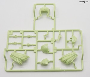 Frame Arms Girl Wilber Nine Beryl Armor Custom - 프레임암즈걸 아키텍트의 머리 런너가 재활용되었습니다.