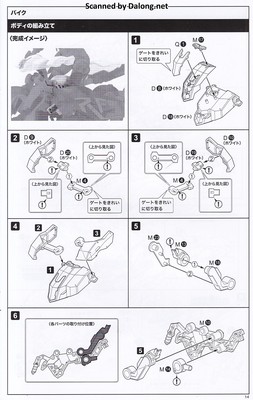 Frame Arms Girl Wilber Nine Beryl Armor Custom - Manual (15/40)