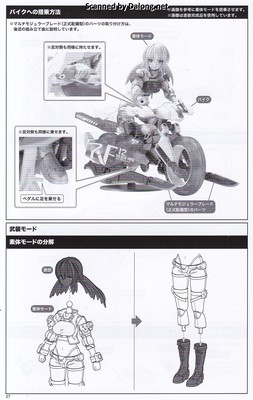 Frame Arms Girl Wilber Nine Beryl Armor Custom - Manual (28/40)