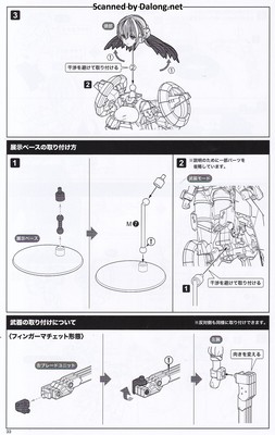 Frame Arms Girl Wilber Nine Beryl Armor Custom - Manual (34/40)