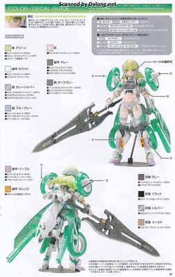 Frame Arms Girl Wilber Nine Beryl Armor Custom - Manual (39/40)