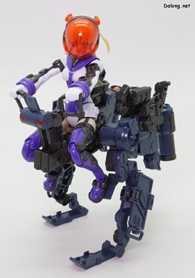 Frame Arms Girl Greifen Barracuda - 소체 상태를 라이드 비클에 탑승시킨 포즈 (1/3)