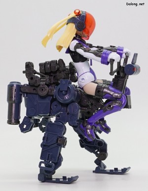 Frame Arms Girl Greifen Barracuda - 소체 상태를 라이드 비클에 탑승시킨 포즈 (3/3)