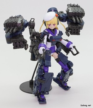 Frame Arms Girl Greifen Barracuda - 무장 상태에서의 엑스 캐논 포즈 (1/3)