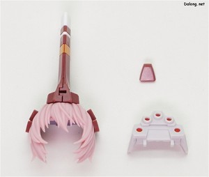 Frame Arms Girl Kagutsuchi Otsu Fencer - 휘추 을 사양으로 추가된 머리의 스코프를 휘추 갑 사양의 일반 커버로 교체할 수 있습니다.