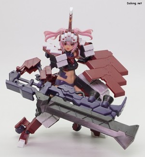 Frame Arms Girl Kagutsuchi Otsu Fencer - 팔뚝 서브암에 연결한 파성추 액션. (1/3)