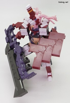 Frame Arms Girl Kagutsuchi Otsu Fencer - 팔뚝 서브암에 연결한 파성추 액션. (2/3)