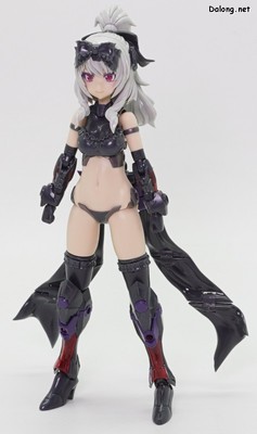Frame Arms Girl Duruga II (Noire Ver.) - 허리 유닛을 추가한 경장모드의 모습 (1/2)