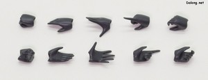 Frame Arms Girl Duruga II (Noire Ver.) - 드루가 II 용 파츠 및 장발파츠, 악세사리와 손 모두 기존과 동일합니다. (3/3)