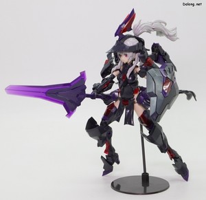 Frame Arms Girl Duruga II (Noire Ver.) - 무장모드 - 리하르 액션 포즈 (1/2)