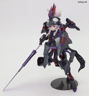 Frame Arms Girl Duruga II (Noire Ver.) - 무장모드 - 크로우를 전개한 헬라이네 포즈 (1/3)