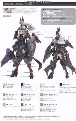 Frame Arms Girl Duruga II (Noire Ver.) - Manual (3/4)