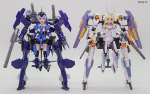 Frame Arms Girl Baselard with Exosuit Baselard - 프레임암즈걸 스틸렛 XF-3 with 엑소슈트 스틸렛과 함께.