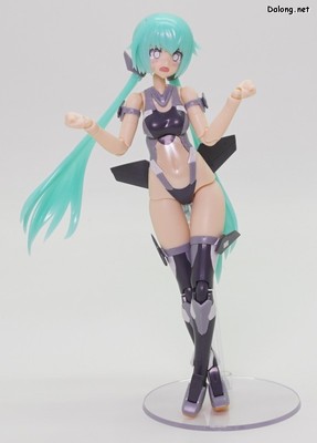 レームアームズ・ガール スティレット Swimsuit Low Visibility Ver. - 困り顔を使ったポーズ (1/2)