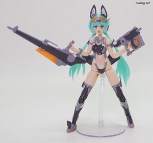 レームアームズ・ガール スティレット Swimsuit Low Visibility Ver. - スマートガン＋ハンドマシンガンポーズ (1/2)