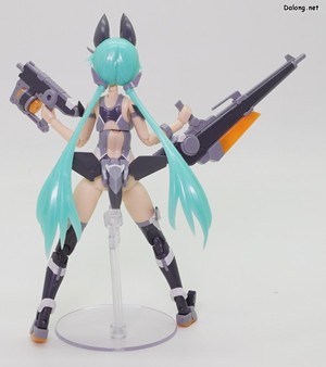 レームアームズ・ガール スティレット Swimsuit Low Visibility Ver. - スマートガン＋ハンドマシンガンポーズ (2/2)