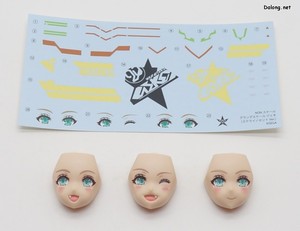 Grande Scale Gene Stellainnocent Version - 습식데칼과 인쇄된 얼굴들