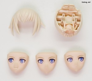 Grande Scale Dress Up Body (M) with Gourai - 3가지 표정의 얼굴로 교체할 수 있습니다.