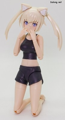 Grande Scale Dress Up Body (M) with Gourai - 양길래 머리 + 토끼 귀와 맨다리를 적용한 포즈 (1/2)