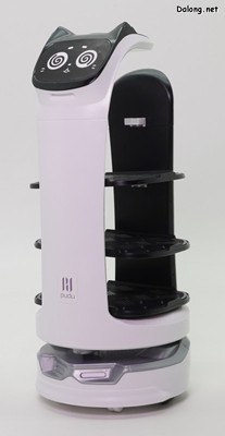 Grande Scale Bellabot - 다양한 눈 스티커와 쟁반 배치를 변경해본 장면들 (4/9)