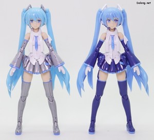 Frame Music Girl Yuki Miku Another Color Ver. - Together with Frame Arms Girl Yuki Miku