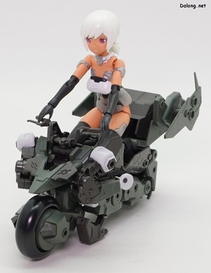 Hexa Gear Definition Armor VT1 - 핸들을 달고 프레임암즈 걸과 콜라보해본 모습. 나름 어울리긴 한데.. (1/2)
