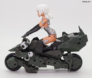 Hexa Gear Definition Armor VT1 - 핸들을 달고 프레임암즈 걸과 콜라보해본 모습. 나름 어울리긴 한데.. (2/2)