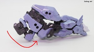 ヘキサギア マーナガルム - 後脚の固定部を上の写真のように折りたたんだら
