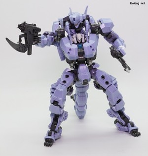 ヘキサギア マーナガルム - ハンドガトリングガン射撃ポーズ (1/3)