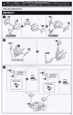 Kotobukiya Maximum Kizuna Kaiser - Manual (5/28)
