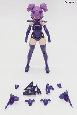 Megami Device Asra Ninja Kaname Shadow Edition Full Package - 아수라 닌자 카나메의 병장을 탈거하여 소체모드로 만든 모습 (1/3)