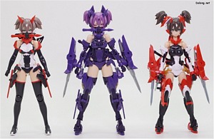 Megami Device Asra Ninja Kaname Shadow Edition Full Package - 메가미 다비아스 아수라 닌자 카나메 & 아수라 닌자와 함께.