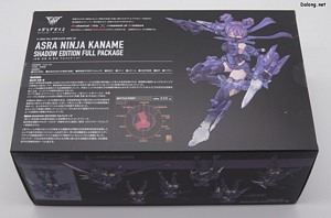 Megami Device Asra Ninja Kaname Shadow Edition Full Package - 박스 뒷면