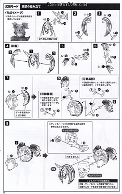 Megami Device Asra Ninja Kaname Shadow Edition Full Package - Manual (8/32)