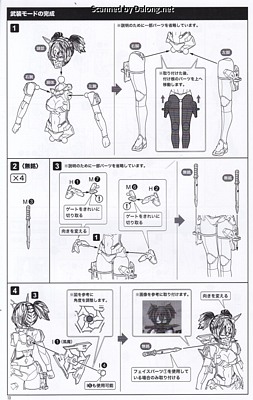 Megami Device Asra Ninja Kaname Shadow Edition Full Package - Manual (14/32)