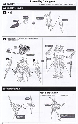 Megami Device Asra Ninja Kaname Shadow Edition Full Package - Manual (24/32)