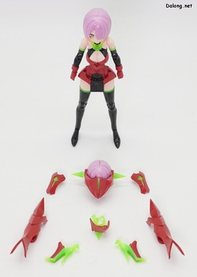 Megami Device Bullet Knights Executioner Hell Blaze - 병장을 탈거하여 소체 모드로 구현한 모습 (1/3)
