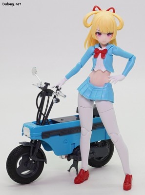 Megami Device Knight Alice Motocompo - 혼다 AB12 모토콤포와 코스튬 모드 합동 포즈 (1/2)