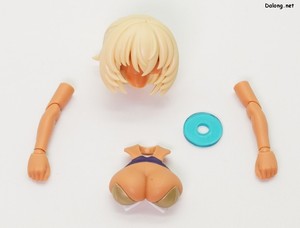 Megami Device Puni Mofu Kin Xiao - 코스튬 모드 전용 파츠들