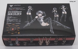 Megami Device B1R-M Chasis Kit Skin color B - 박스 뒷면