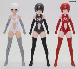 Megami Device B1R-M Chassis Kit Skin Color C - 메가미 디바이스 B1R-M 샤시킷 스킨 컬러 A & B와 함께. 확실히 피부 색상이 다르긴 하네요. (1/2)