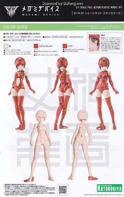 Megami Device B1R-M Chassis Kit Skin Color C - Manual (1/10)