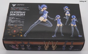 Megami Device B1R-M Chassis Kit Skin Color D - 박스 뒷면