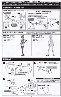 Megami Device B1R-M Chassis Kit Skin Color D - Manual (4/10)