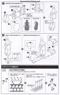 Megami Device B1R-M Chassis Kit Skin Color D - Manual (6/10)