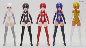 메가미 디바이스 B1R-M 샤시킷 스킨 컬러 E - 메가미 디바이스 B1R-M 샤시킷 스킨 컬러 A,B,C,D,E 비교샷.   스킨 컬러가 미묘하게 다르긴 합니다. (1/2)