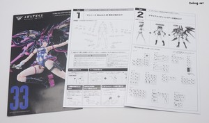 Megami Device Desire Maiden Raider - 3개로 분리된 매뉴얼