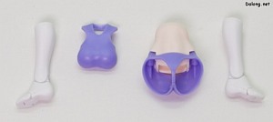 Kotobukiya Desire Maiden Medic - 소체모드 전용 파츠들