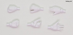 Kotobukiya Desire Maiden Medic - 손은 총 3종이 제공됩니다.